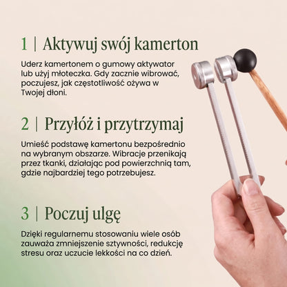 Velmora™ Kamerton 128 Hz